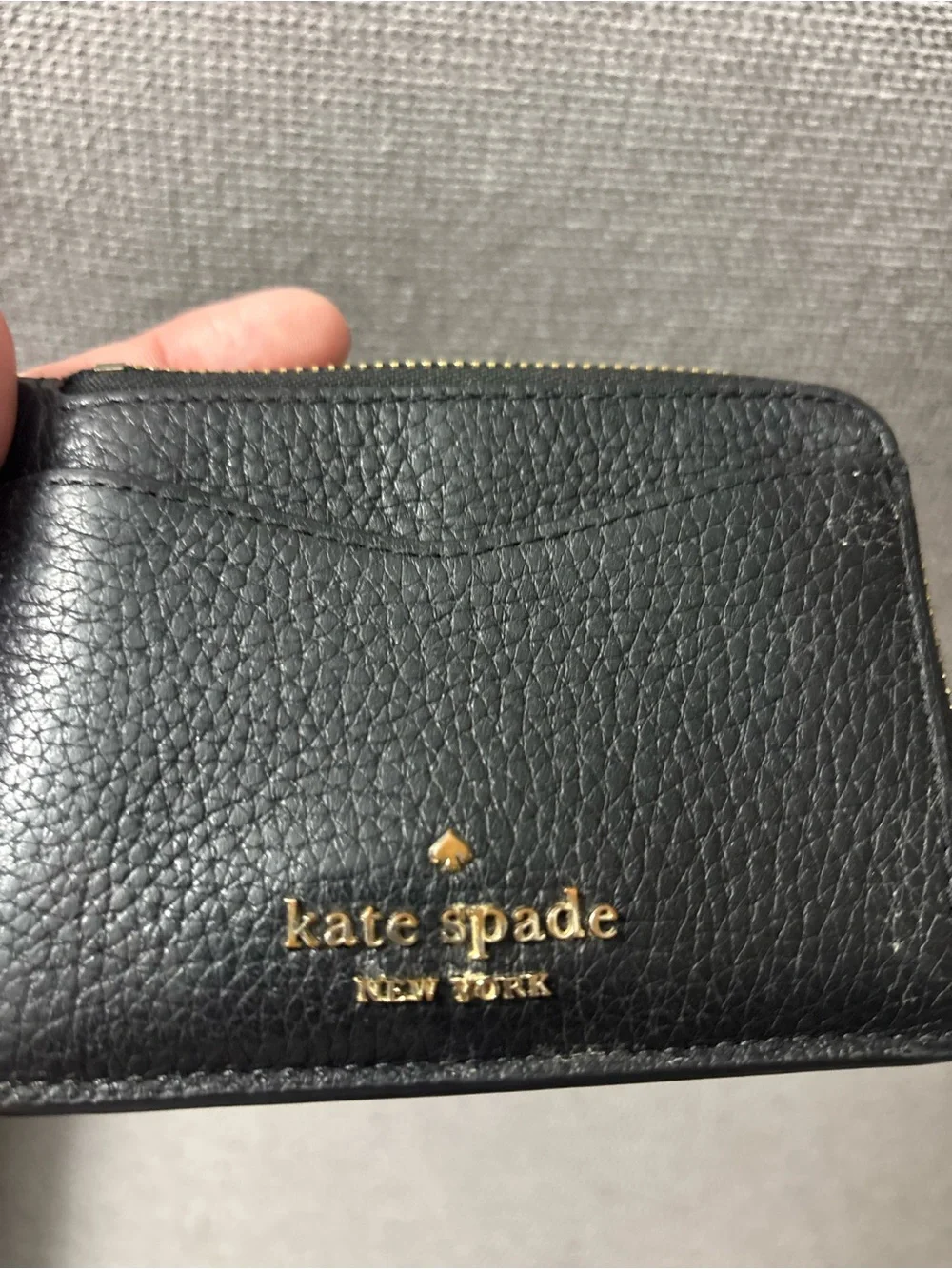 kate spade compact pebbled